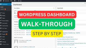 A Walk-through of WordPress Dashboard for Beginners: Step-by-Step Guide