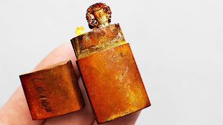 Antique Lighter Restoration. Over 100 years Underground!