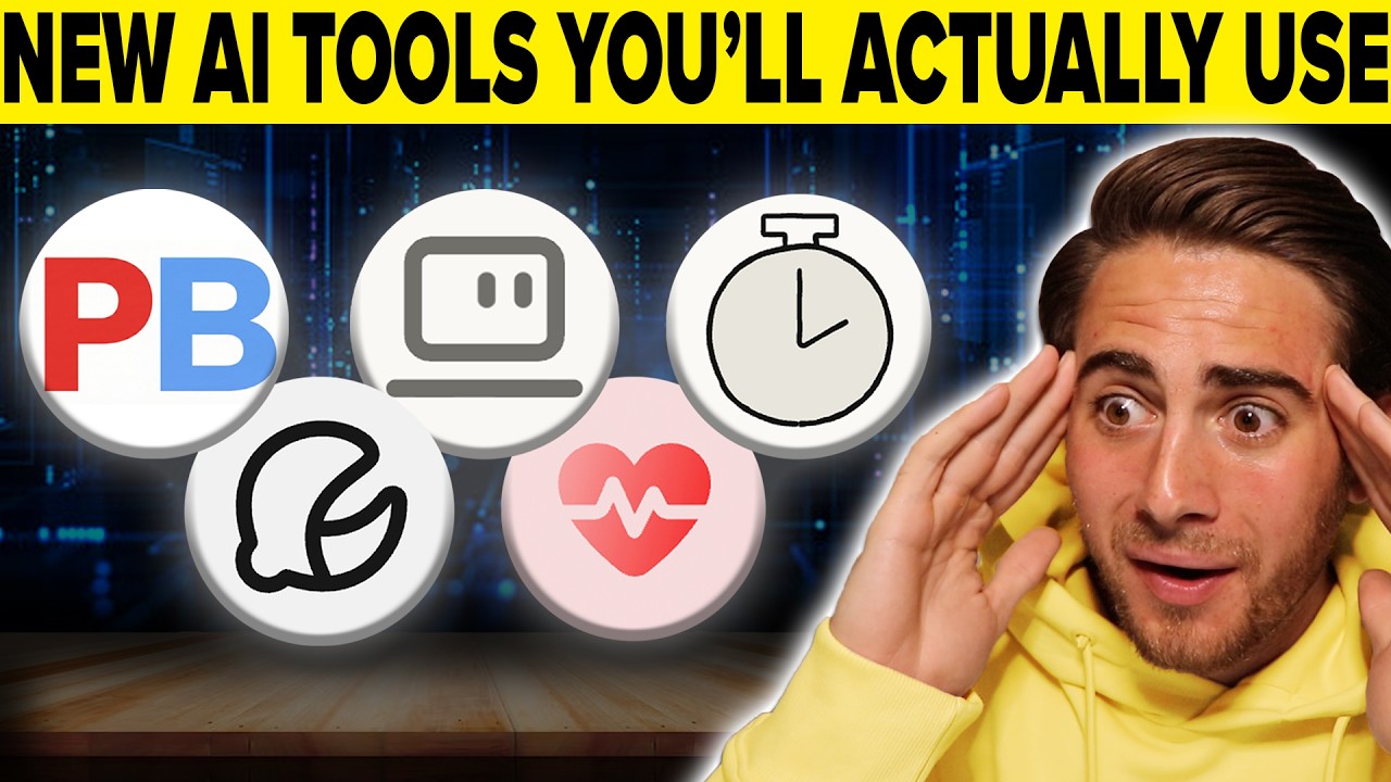 5 New AI Tools You’ll ACTUALLY Use Every Day (crazy use cases)