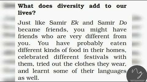 Political Science/Civics Class-6 Chapter-1 Understanding Diversity part-2