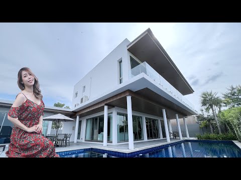 Video Modern Luxury pool villa, 468 Sq.m. 141.5 Sq.w. - youtube
