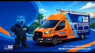 Benny the Blue Bear: Captain of Comfort | Blue Bear Total Home Services