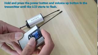 Hotec Wireless Microphone U05 Trouble Shooting