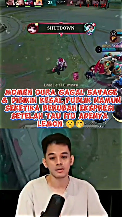 Oura di Bikin Kesal Sama Ade nya lemon 🤫😆 #oura #shorts