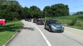 Large Convoy Of Mini Coopers At Pvgp 2015