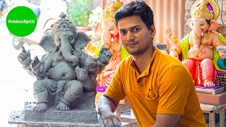 Ganesh Idol Making | Ganesh Murti Making By Kiran Patil, Pen, Maharashtra