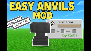 Naming your pets just got a whole lot easier | Easy Anvils Minecraft Mod Showcase