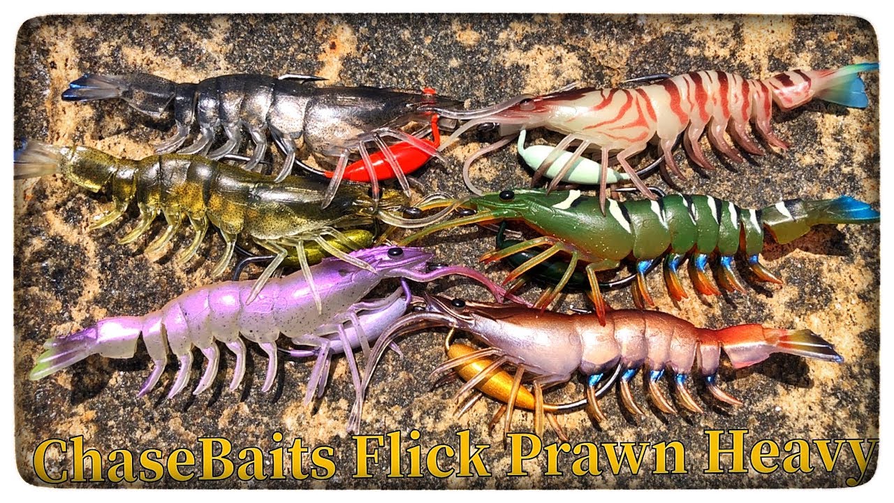 Most realistic Shrimp/Prawn lure in the market, ChaseBaits Flick prawn  Heavy
