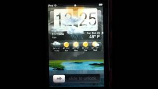 HTC weather on a iPod touch screenshot 5
