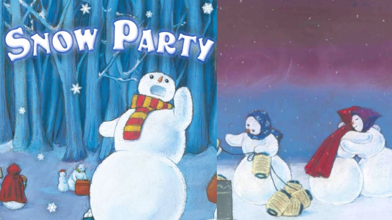 Snow Party Book For Kids Youtube