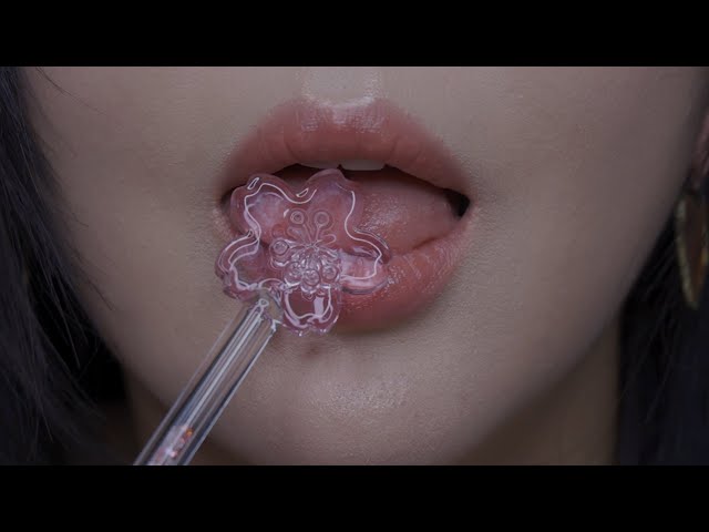 ASMR Swizzle Stick in My Mouth — Wet, Slow, Soft 👄✨