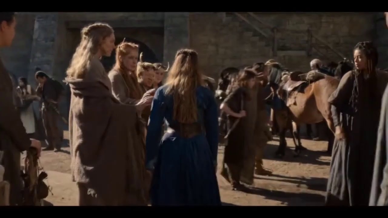 Nimue and Arthur last kiss scene | Cursed 1x10