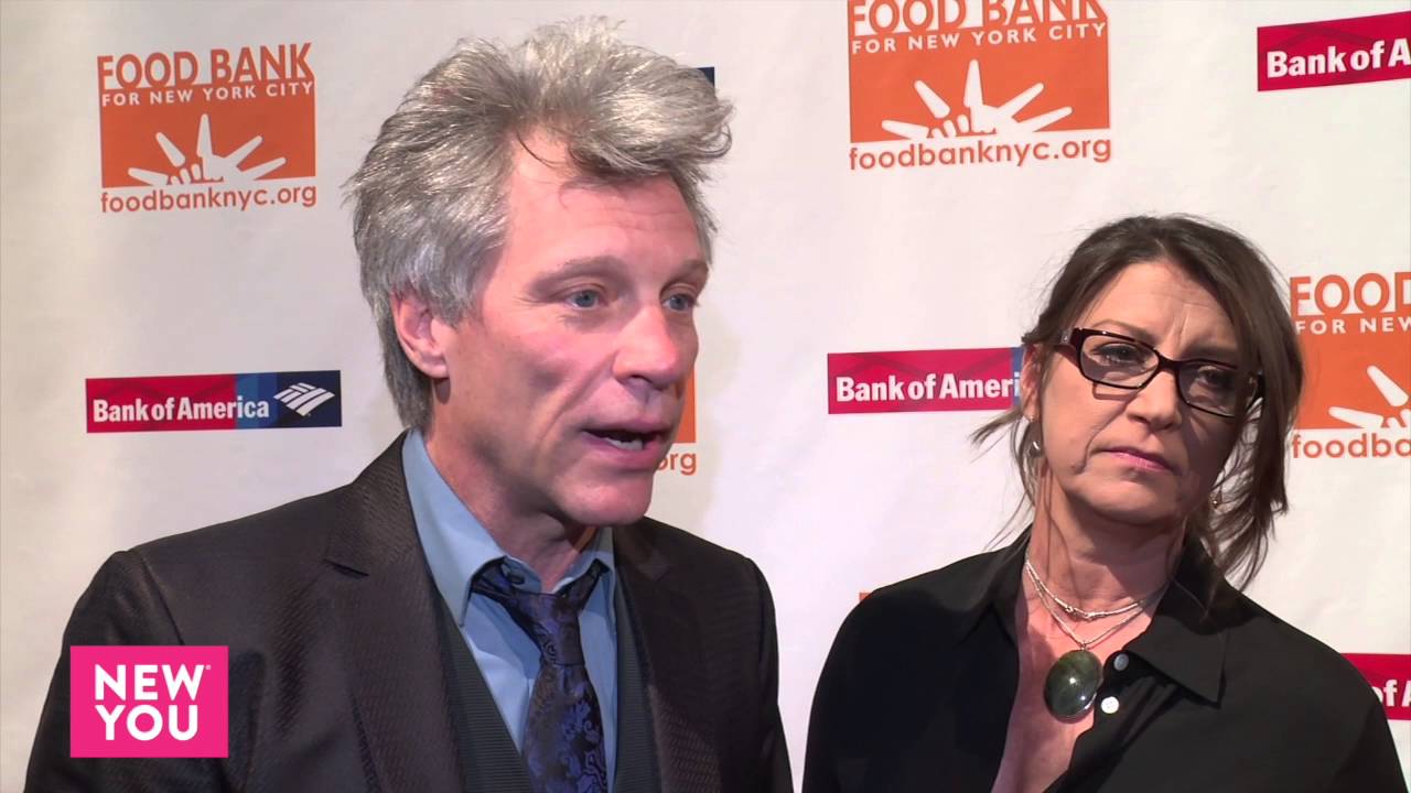 Jon Bon Jovi And Dorothea Bon Jovi At Food Bank NY Can Do Awards YouTube