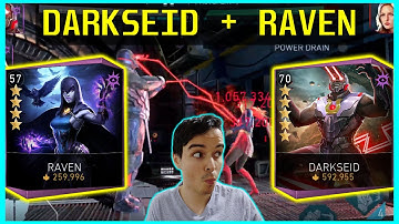 Damage Dealer Darkseid + Raven In Solo Raids Injustice 2 Mobile Advent Of Chaos