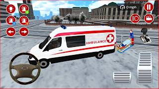 Ambulans Oyunu İzle 3D - American Ambulance Simulator #505 || Ambulans oyunları 4K Android Gameplay