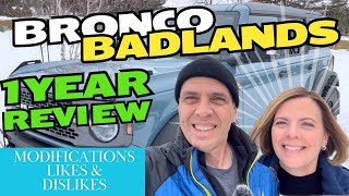 2022 Ford Bronco Badlands: One Year Review (12,000 Miles): Modifications, Likes and Dislikes