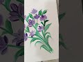 flowers painting 🖌️🎨 #viralvideo #art #painting #youtubeshorts #youtube #ytshorts
