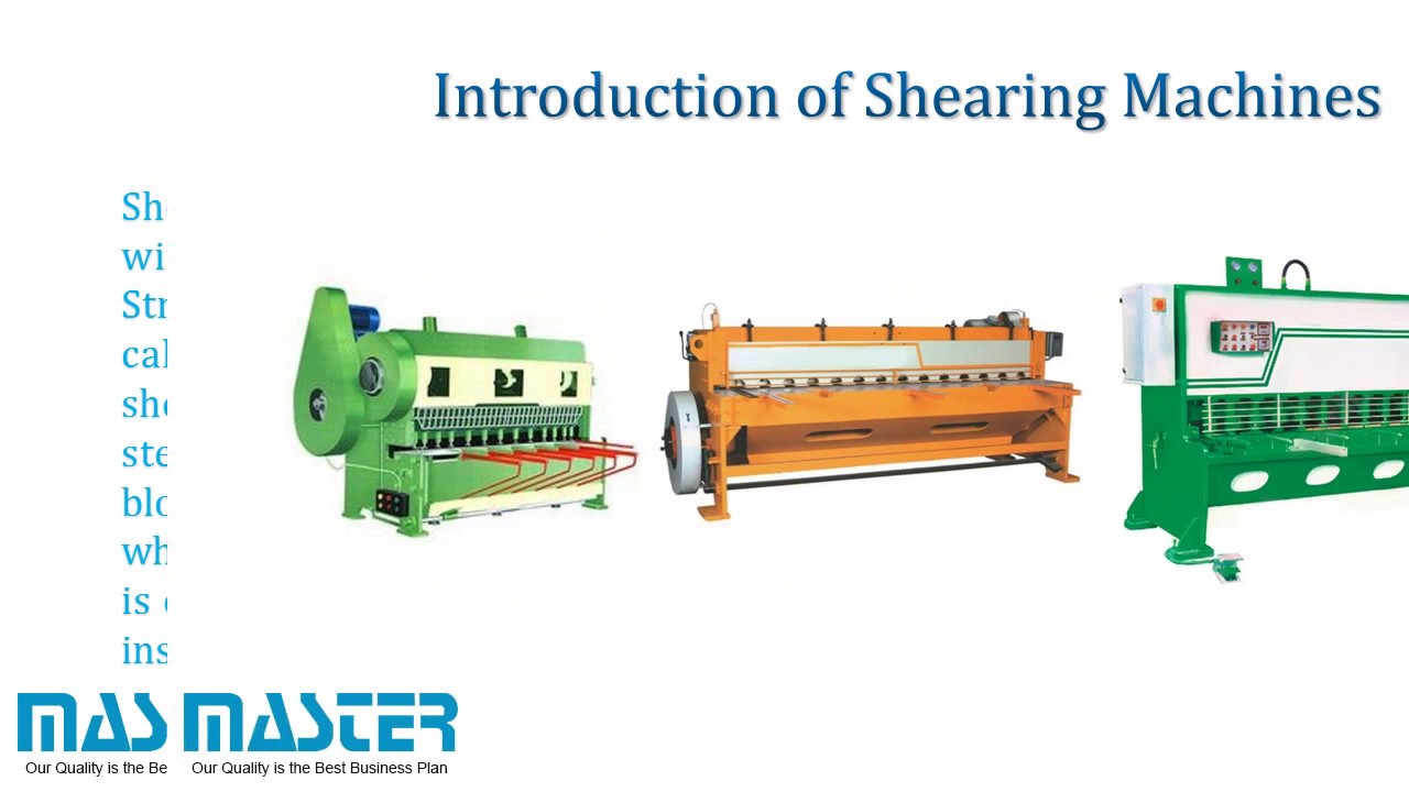 Shearing Machine Suppliers