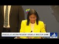 Venezuela's interim president speaks at investor summit in Miami