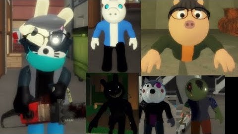 PIGGY: THE VHS ARCHIVES ALL NEW BADGE SKINS SHOWCASE!! (Game By darrenwilldestroy)