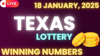 Texas Day Lottery Results For - 18 Jan, 2025 - Pick 3 - Daily 4 - All or Nothing - Cash 5- Powerball