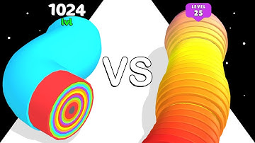 Layer Runner VS Circle Stack Run: ASMR Gameplay ❌ All Levels!