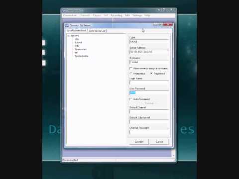 Teamspeak Connect [Ts Tutorial]  German