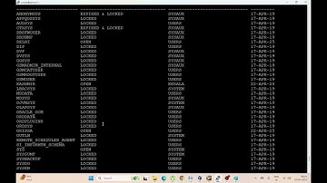 Oracle DBA Training - Theory: User Administration - Part 1