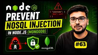 🚀 Prevent NoSQL Injection in Node.js Security (MongoDB) | Complete Security Guide | Node.js