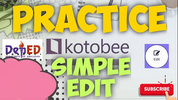 Kotobee Author Simple Edit Practice teacher- a video training part 3