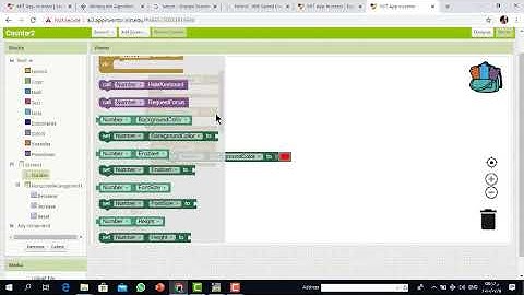 counter  with AppInventor 2