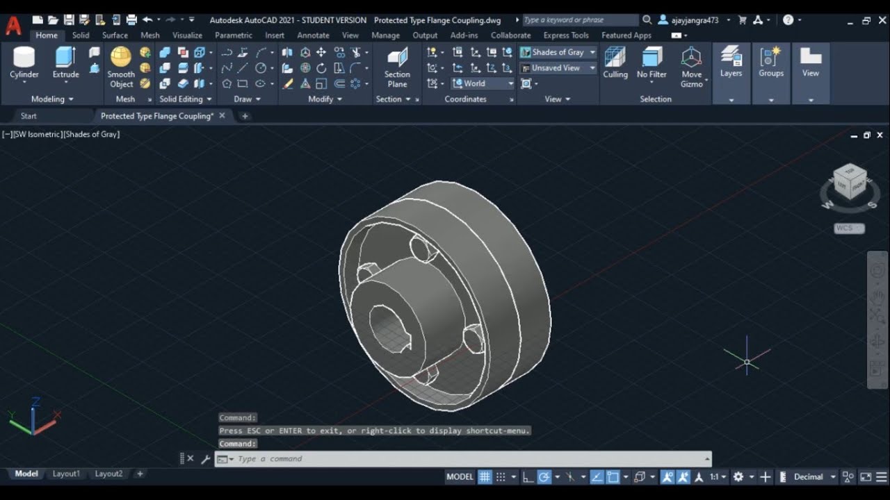 How To Make a Protected Type Flange Coupling - YouTube