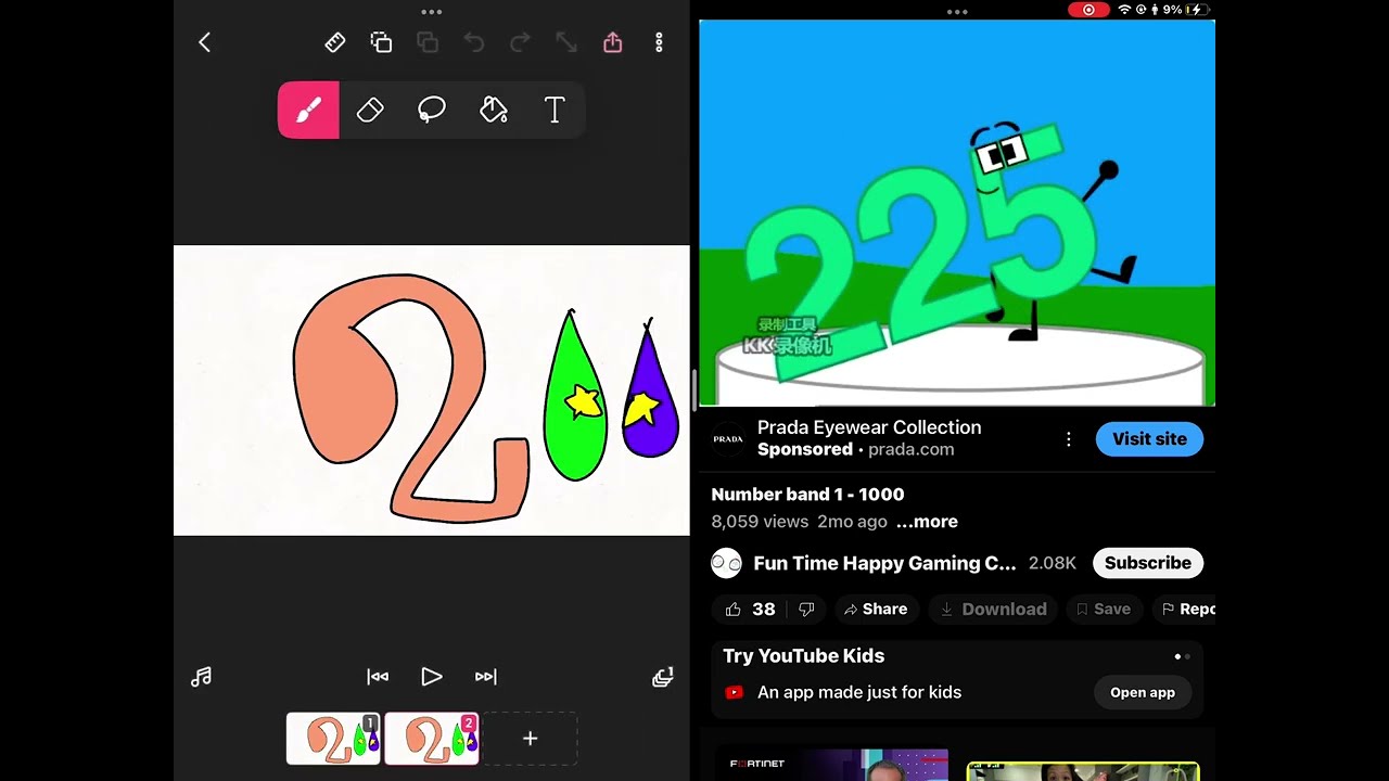 Number band 1-1000 part 2