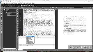 Working with Section, Subsection, Paragraph in Texmaker