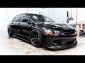 Paint Correcting a Tarmac Black Evo VIII