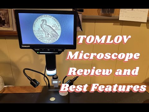 Tomlov Microscope Review DM201 7 Inch Screen + Tomlov Giveaway Details