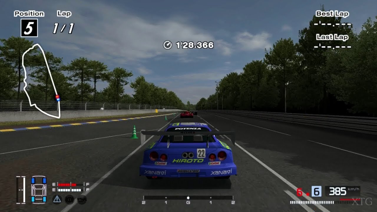 [#1335] Gran Turismo 4 - Nissan XANAVI HIROTO GT-R (JGTC) '01 PS2 Gameplay HD