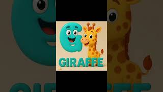 G is for Giraffe 🦒 (Slow &amp; Simple Learning) #autismlearning #speechdevelopment