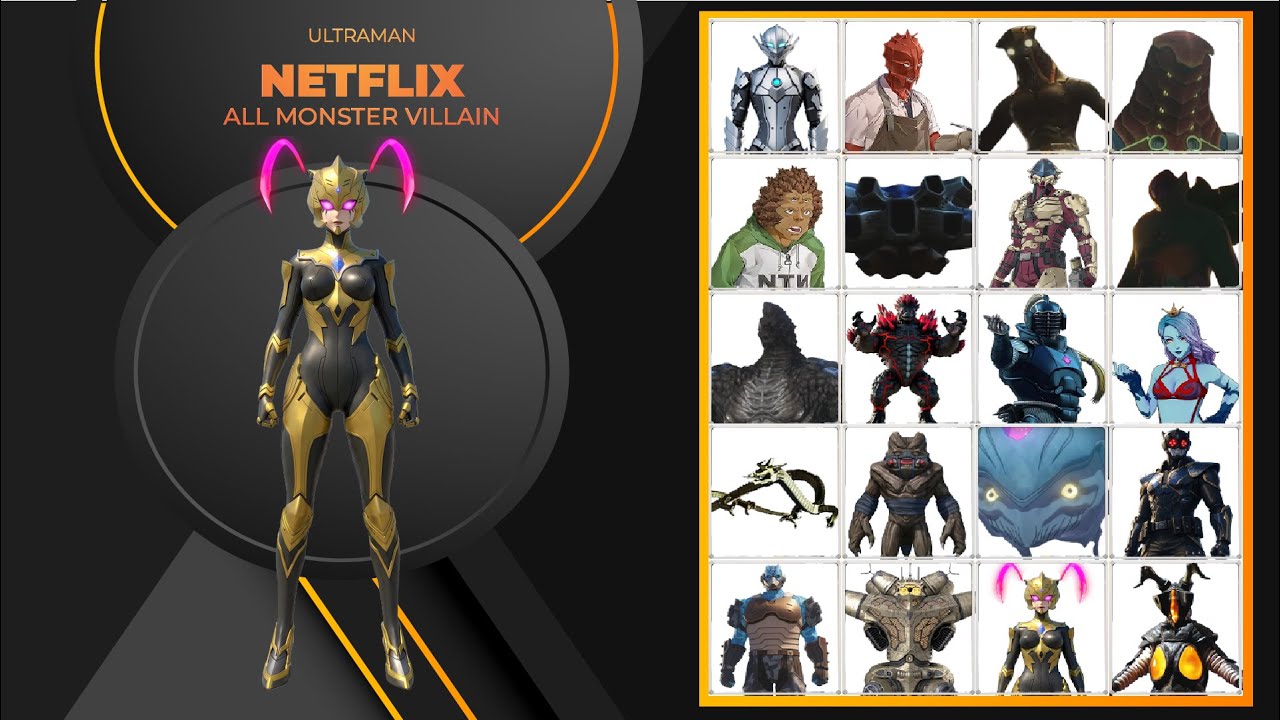 Ultraman Netflix All Kaiju and Villain