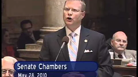 Senator Thayer's speech on budget-2010 Special Session