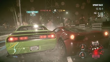 Ferrari 458 on Javelin Route - Need for Speed™ 2015ᴴᴰ