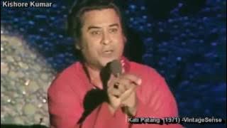 Kishore Kumar Singing Live Ye Jo Muhabbat Hai Ye Unka Hai Kaam Kati Patang 1971 RD Burman Anand