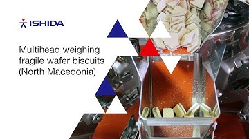 Weighing Fragile Wafer Biscuits with an Ishida Gentle Slope Multihead Weigher