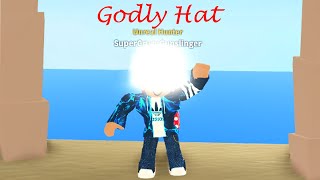 Opening 222 crates in treasure hunt simulator (getting godly hat!)