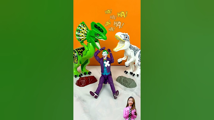 T-Rex Joins the Fight Against the Joker! | dinosaur game #toys #dinosaurs #trex #dino