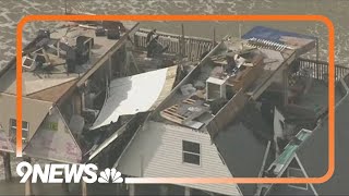 Hurricane Beryl damages Galveston Island