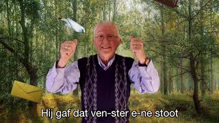 Video voorbeeld van "Opa Zingt: Daar was een sneeuwwit vogeltje"
