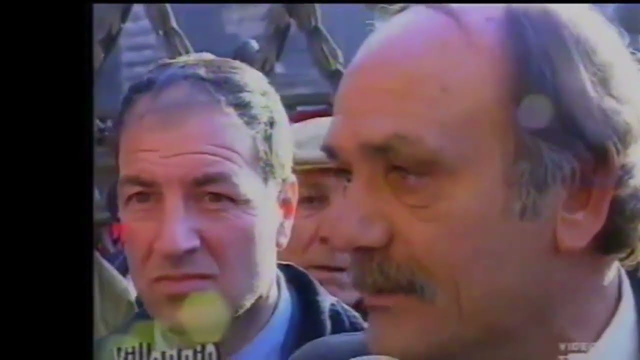 Servizi di Teletna sulla morte di Angelo Massimino | 4 marzo 1996