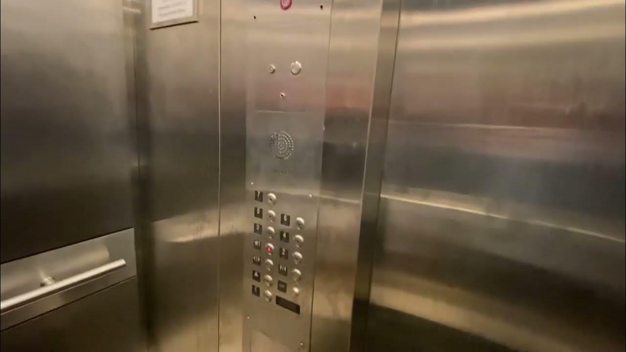 Generic hydraulic elevator at towson town center parking garage d