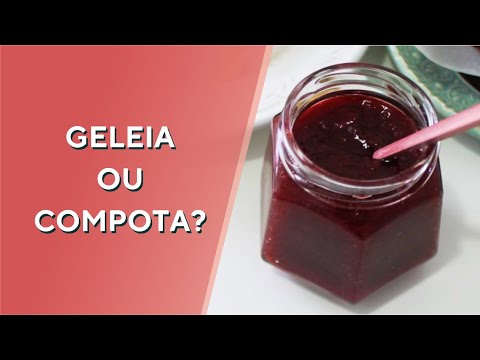 Vídeo: Diferença Entre Geléia E Marmelada